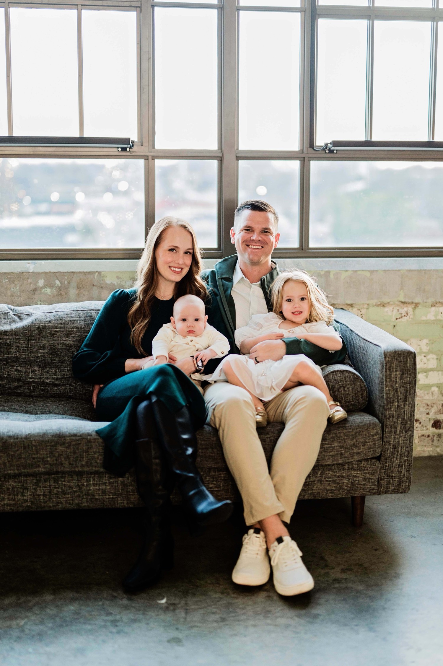 Preston Laird with family